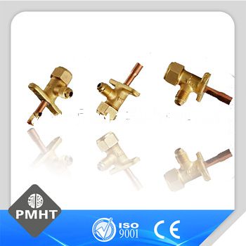 Split air-condition brass service valve