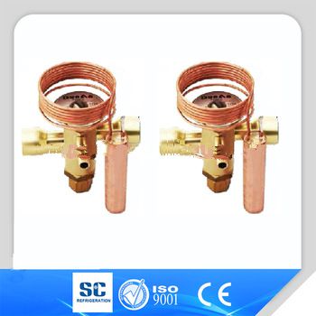 refrigeration parts copper and brass fitting thermal expansion valve txv valve Chillers central air