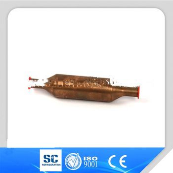 Refrigerant liquid line copper filter drier