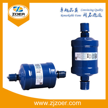 Refrigeration solid core filter dryer