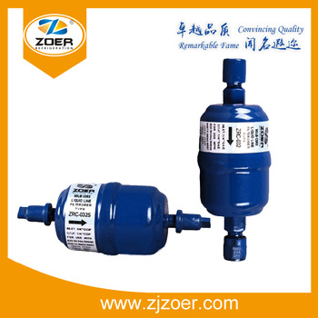 Refrigeration solid core filter drier