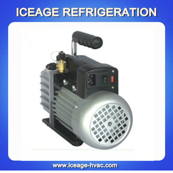 Double frequency double voltage single stage vacuum pump