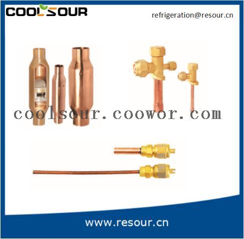 COOLSOUR Refrigeration Copper Magnetic Check Valve, One-Way Valve