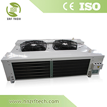 Dual discharge series fin type refrigeration air cooler unit for cold room