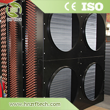 copper tube fin refrigeration air condenser , air condenser heat exchanger
