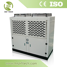 FVB-100 V type Box Cooper tubes and fins air condenser , air cooled heat exchanger