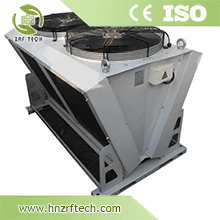 FNV-130 V type Cooper tubes and fins air condenser , air cooled heat exchanger