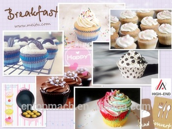Popular grill 8 circular Cup cake making machine/Cupcake making machines for sale