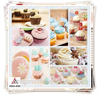 Electric cup cake making machine Cup cake baking machine/Cupcake making machines in Zhengzhou for sale