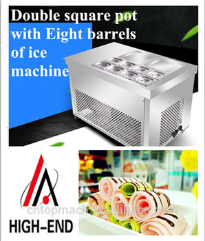 HIGH QUALITY FACTARY the <font color='red'>single</font> control <font color='red'>single</font> pressure <font color='red'>ice</font> porridge <font color='red'>machine</font> fried fried <font color='red'>yogurt</font>