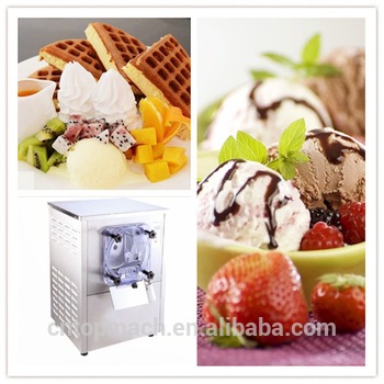 LED touch display screen YZX-124 hard ice cream machine/awesome hard ice cream making machine for sale