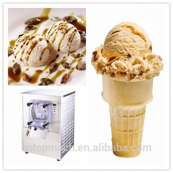 Golden supplier YZX-123 hard ice cream machine/Facing hard ice cream making machine for sale