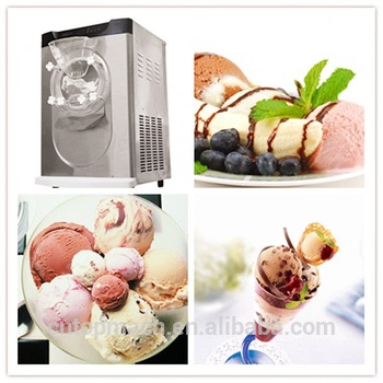 Wide material hard ice cream machine/hard ice cream making machine for sale