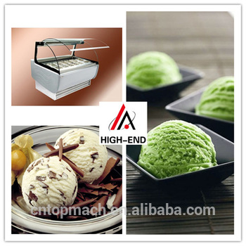 8 pans modern ice cream showcase/ice cream cone display stand