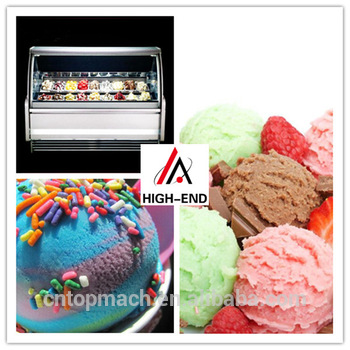 new-type technology ZSGW-33 neotype ice cream showcase/italian ice cream display freezer