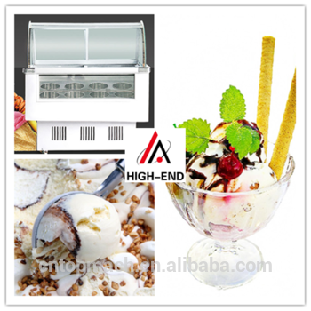 new-type technology new materials ZSGW-36ice cream showcase/Ice cream freezer showcase