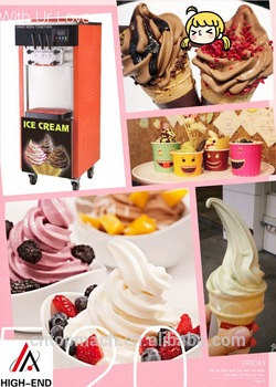 Easy operating <font color='red'>automatic</font> soft <font color='red'>Ice</font> <font color='red'>Cream</font> <font color='red'>Machine</font>/<font color='red'>ice</font> <font color='red'>cream</font> <font color='red'>machines</font> for sale