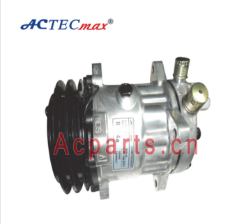 Top Quality R134a <font color='red'>Sanden</font> Universal <font color='red'>Auto</font> <font color='red'>AC</font> <font color='red'>709</font> Air Conditioning <font color='red'>Compressor</font> <font color='red'>12V</font> ORING VERTICAL