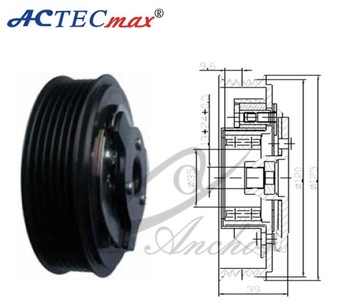 Auto electromagnetic clutch