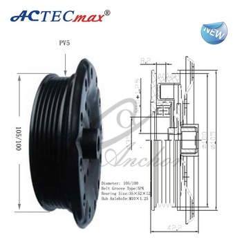 105/100 5PK a c lutch auto compressor clutch car compressor clutch
