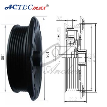 105/100 6pk denso clutch 6seu14c