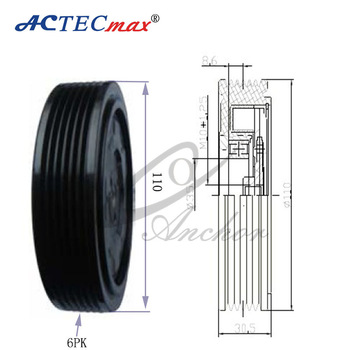 110 6PK Denso 7SEU17C Compressor Clutch compressor clutch 7seu17c