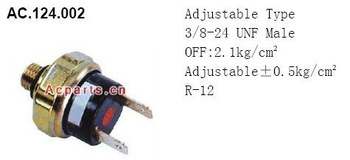 car air conditioner compressor switch (3/8-24 UNF Male)