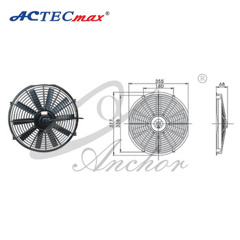 Auto Fan /Radiator Fan 14”/Fan Motor 12/24V