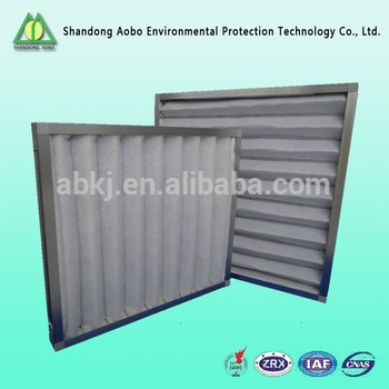 Hot sale panel air filter with non-woven filter media for DOAS