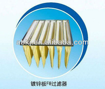 F8 pocket filter Medium efficiency pocket air filter