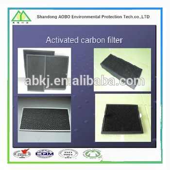 High efficiency 595*595*46 activated carbon filter for washed anthracite plants