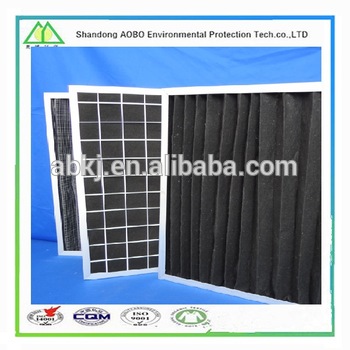 Manufacturing air conditioner use panel air actived carbon filter.