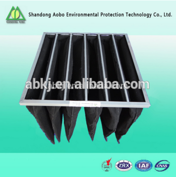 medium efficiency bag pocket type compressed micro pleated air filter
