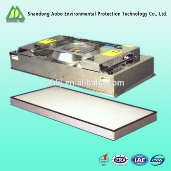 stainless steel fan filter unit ,FFU for cleanroom 0.3um,Galvanized aluminum sheet FFU