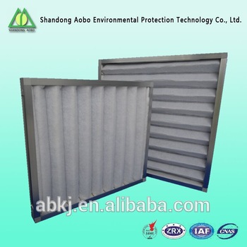 Aluminum frame G3 G4 air filter for HVAC system air in-take filter