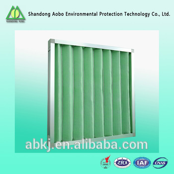 Aluminum frame in- take air filter for HVAC system