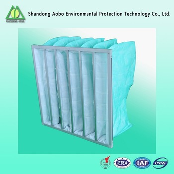 F7 pocket air filter for central air conditioning