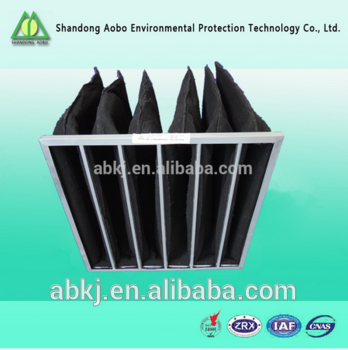 Pocket Active carbon filter Activated carbon bag filter
