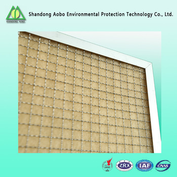 10 micron metal washable primary air filter metallic mesh screen