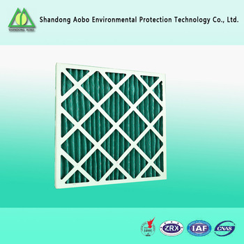 Paper frame panel air filter hvac