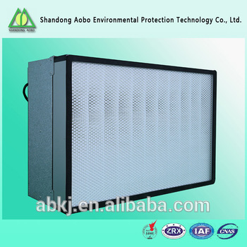 FFU Deep pleat HEPA filter high efficiency air filter