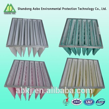 F5-F7 Pocket air filter Synthetic fiber pocket air filter