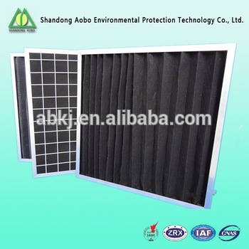 HVAC activated carbon efficiency air filter