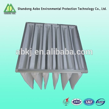 Excellent quality seaweed fiber air filter /Medium efficiency pocket air filter