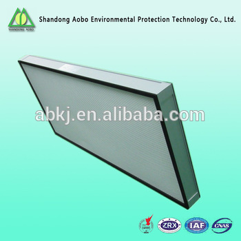 HVAC system mini-pleated hepa panel air filte industry hepa purifier