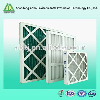 Aluninum Frame F5 F6 F7 F8 Foldaway and Plank Panel Pleated Industrial Air Filter