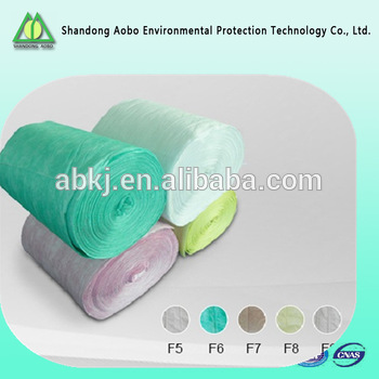 synthetic fiber gradient density structure air filter pre media