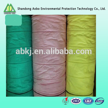 HVAC System Synthetic Fiber Media Use For Bag Air Filters