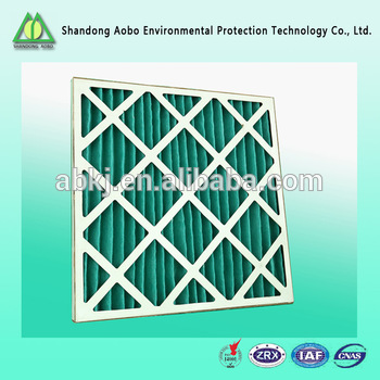 Primary Efficiency 50% Panel Pleated Air Filter Manufacture From China