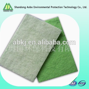 synthetic fiber fiter meidumfor G4 air filter